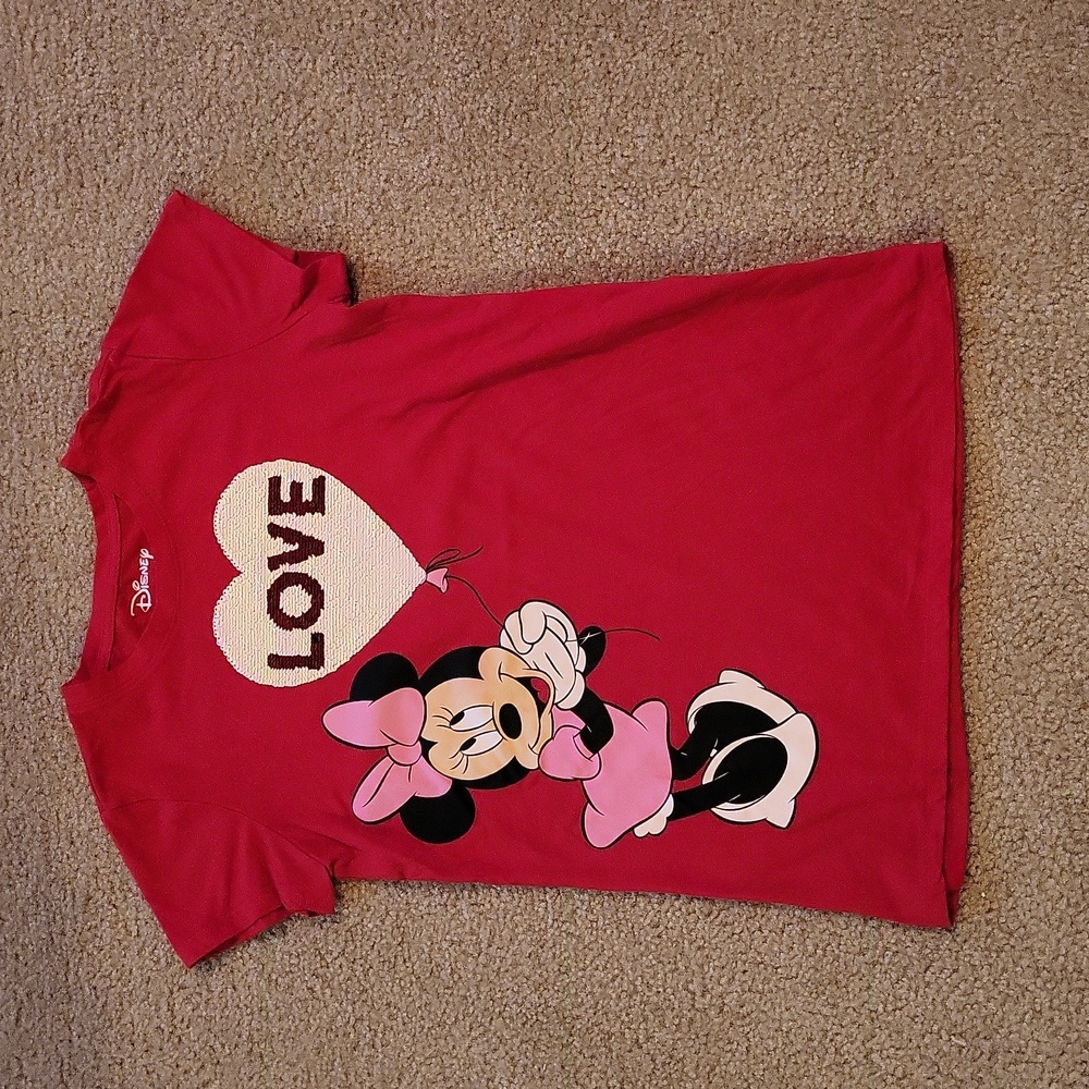 Minnie Mouse Reversible Sequins  tshirt